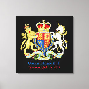 Lienzo El Escudo del Jubileo del Diamante de la Reina