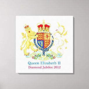 Lienzo El Escudo del Jubileo del Diamante de la Reina