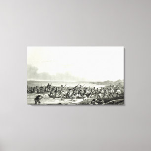 Lienzo El Eskimoes que pilla los barcos