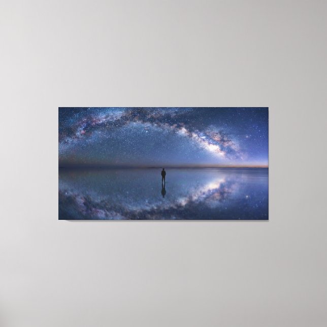 Lienzo el Espejo Infinito - Salar de Uyuni Vía Láctea (Anverso)