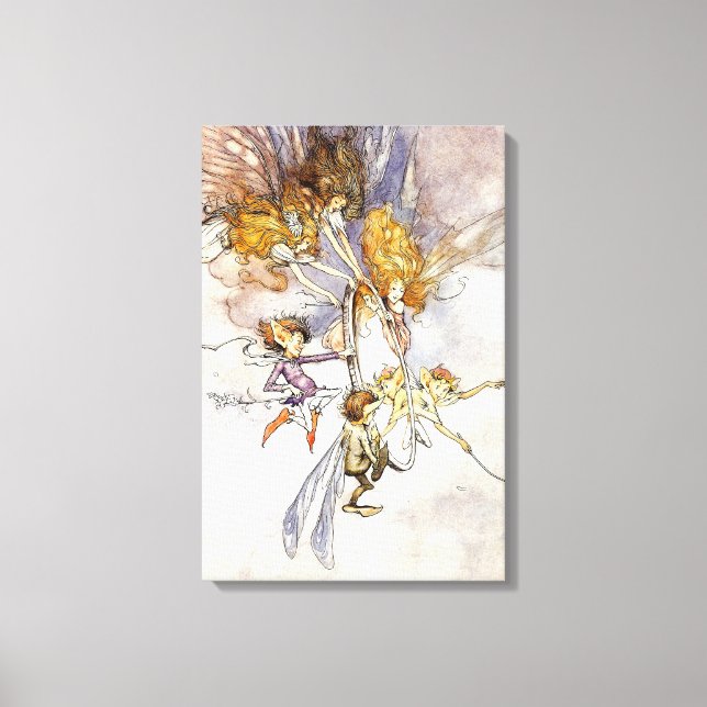 Lienzo "El espejo mágico" (Anverso)