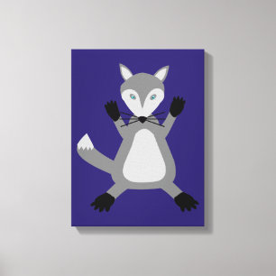 Lienzo El espeluznante Lobo de Halloween