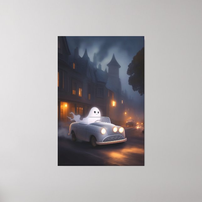 Lienzo El espíritu de la víspera de todos los hormigones  (Anverso)