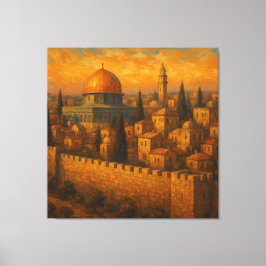 Lienzo El esplendor eterno de Jerusalén