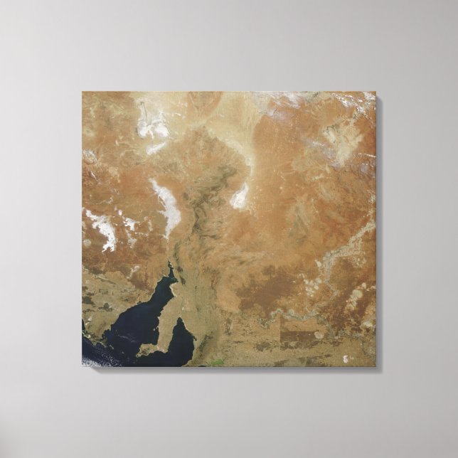 Lienzo El estado de Australia del Sur (Anverso)