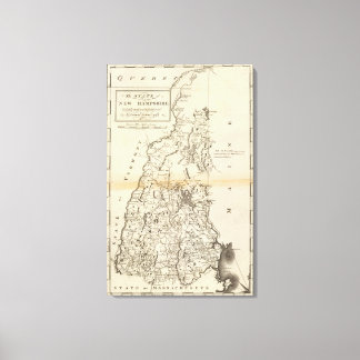 Lienzo El estado de New Hampshire