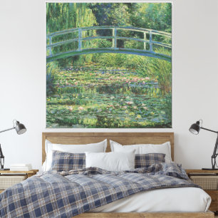 Lienzo El estanque Water-Lily, la pintura de aceite paisa
