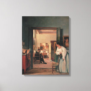 Lienzo El estudio de Ingres en Roma