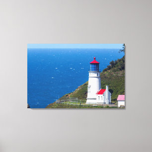 Lienzo El Faro de Heceta Head cerca de Florence
