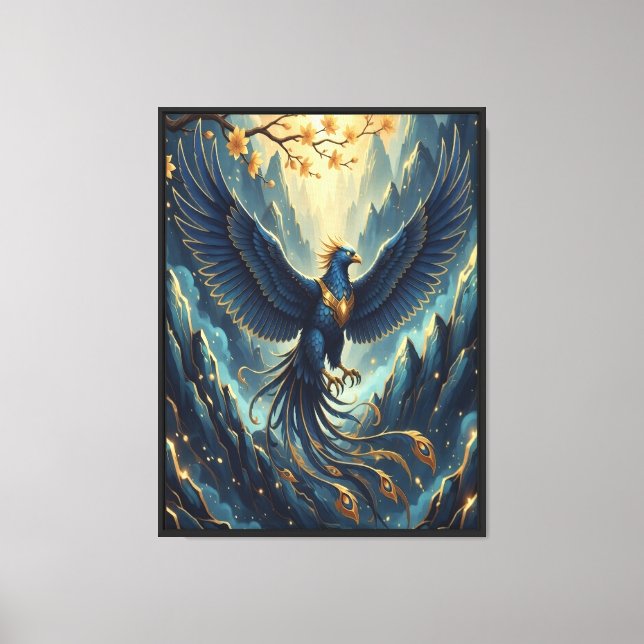 Lienzo El Fénix Celestial (Anverso)