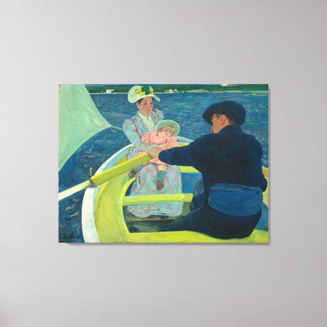 Lienzo El Fiesta de los barcos (Anverso)