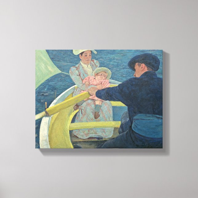 Lienzo El Fiesta de navegación, 1893-94 (aceite sobre lie (Anverso)