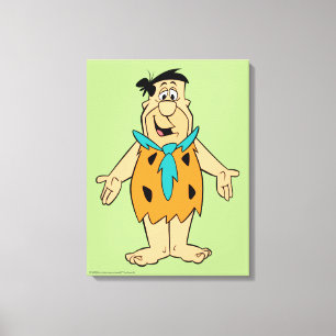 Lienzo El Flintstone de los Flintstones el   Fred