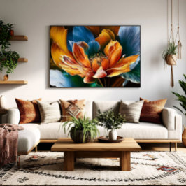 Lienzo El florecimiento de la luz