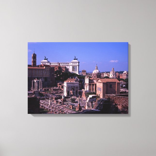 Lienzo El Foro de Roma (Anverso)