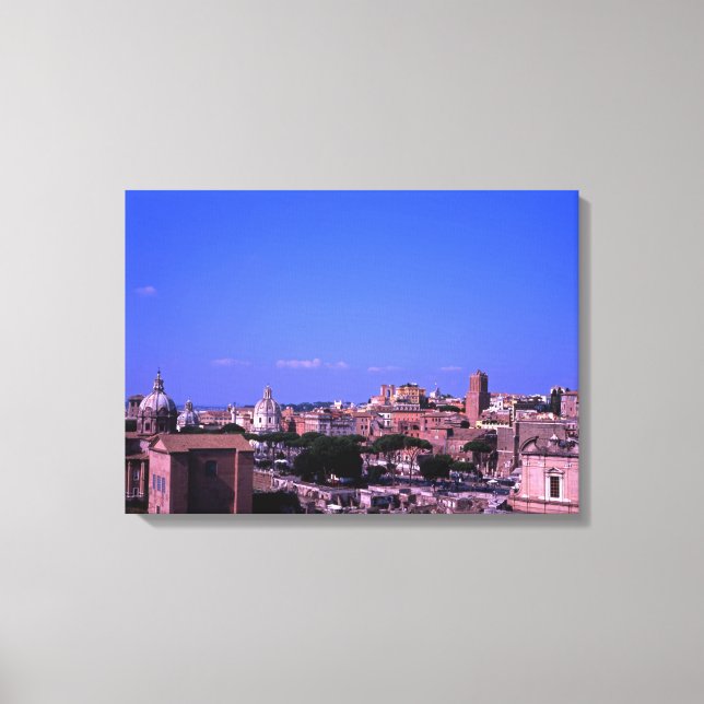 Lienzo El Foro de Roma (Anverso)