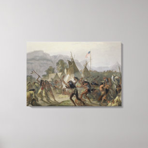 Lienzo El fuerte Mackenzie, el 28 de agosto de 1833,