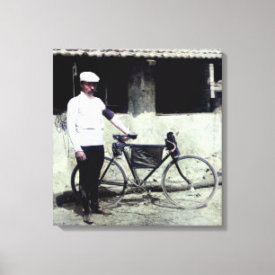 Lienzo El ganador del Tour De France 1903 Maurice Garin C