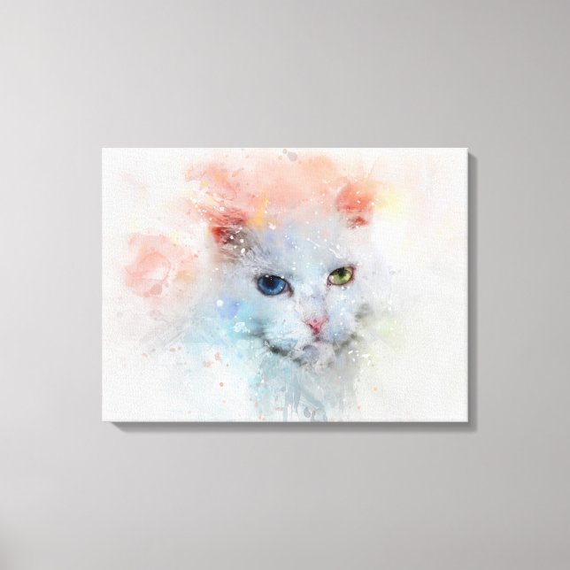 Lienzo El gato (Anverso)