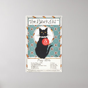 Lienzo El gato negro, mayo 1896