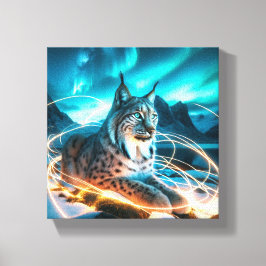 Lienzo El Gato Salvaje Y La Luz 2