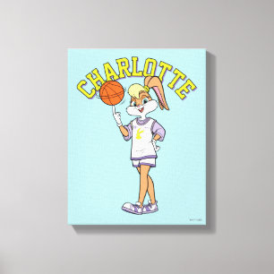 Lienzo El giro de baloncesto de Lola