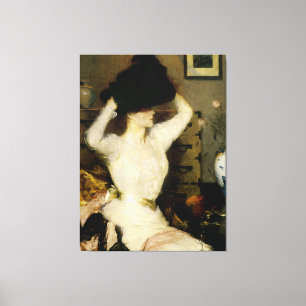 Lienzo El Gorra negro