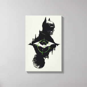 Lienzo El gráfico de dos caracteres Batman y Riddler