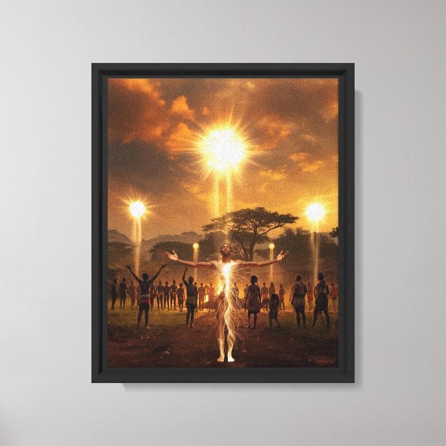 Lienzo El Gran Amanecer (Anverso)
