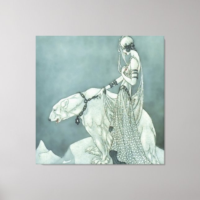 Lienzo "El gran oso" de Marjorie Miller (Anverso)