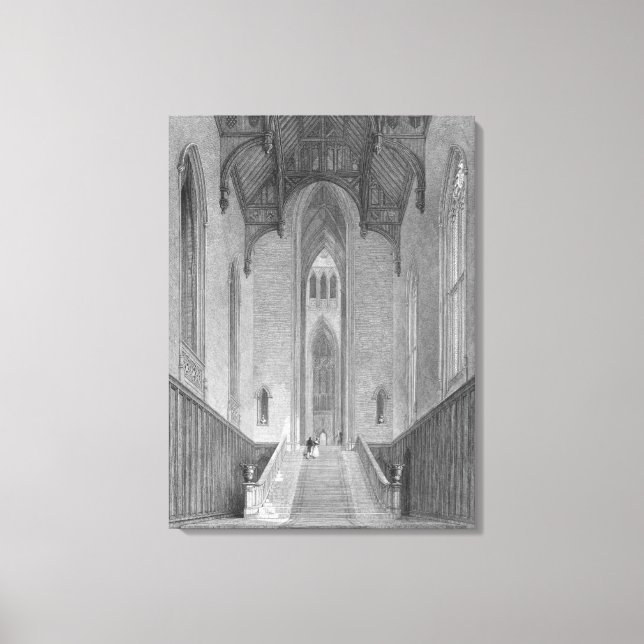 Lienzo El Gran Salón Oeste que conduce al Gran Salón (Anverso)