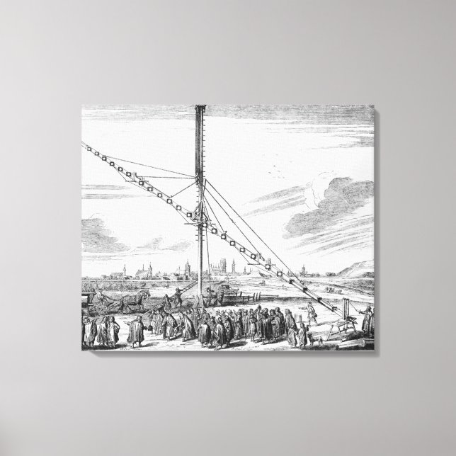 Lienzo El gran telescopio astronómico (Anverso)