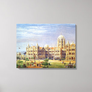 Lienzo El gran término peninsular indio británico de Ra