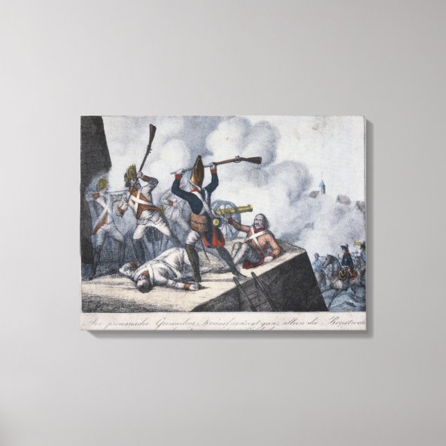 Lienzo El granadero prusiano (Anverso)