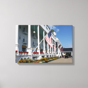 Lienzo El Grand Hotel en la isla de Mackinac, Michigan