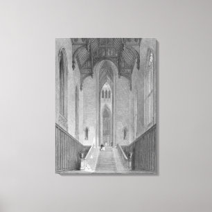 Lienzo El Great Western Pasillo que lleva al salón