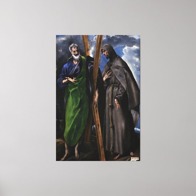 Lienzo El Greco Christian Jesus Crucifix Painting Print  (Anverso)