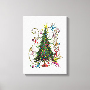 Lienzo El Grinch clásico Árbol de Navidad