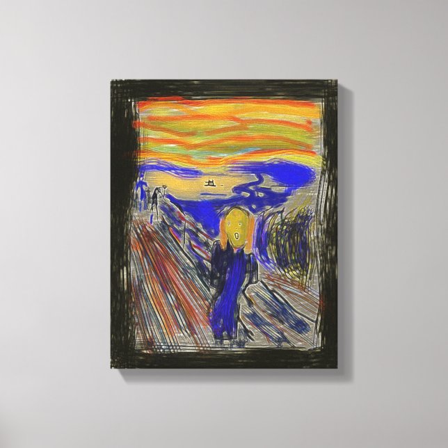 Lienzo El Grito (Anverso)