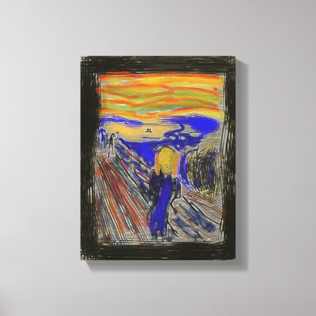 Lienzo El Grito (Anverso)