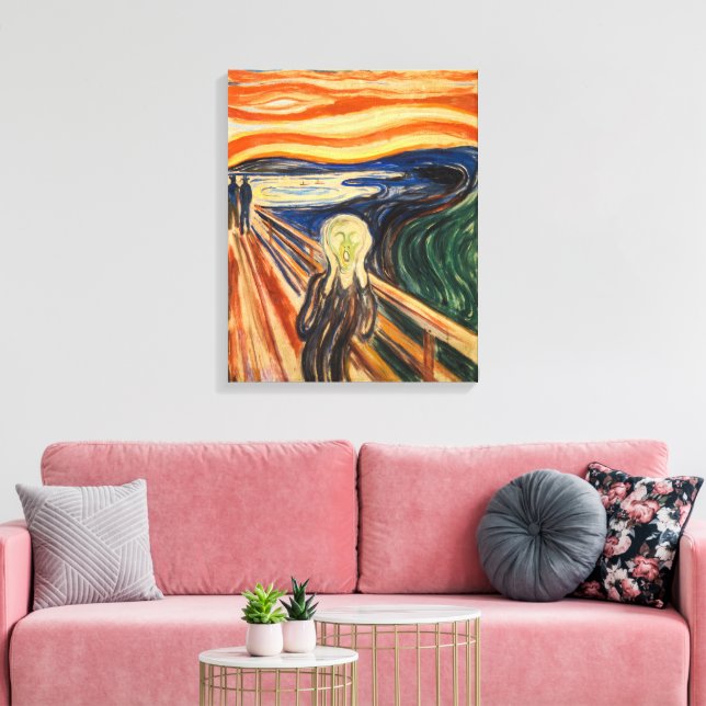 Lienzo El Grito | Edvard Munch | (Insitu (Sala de estar))