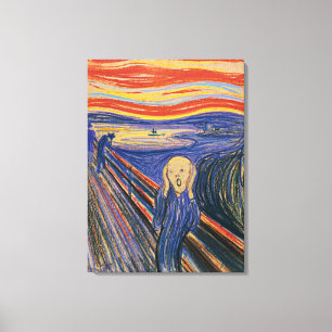 Lienzo El grito Edvard Munch (pastel 1895) de alta