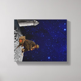 Lienzo El guardián del faro regresó a casa