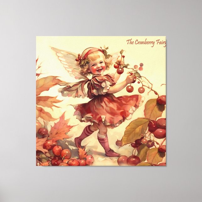 Lienzo El Hada Cranberrry (Anverso)