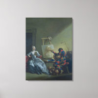 El Harlequin Painter, c.1742 (aceite sobre lienzo)
