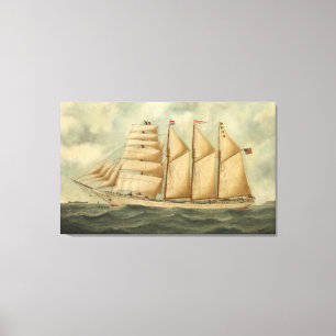 Lienzo El Herdis barquentino de la Línea Estelar American