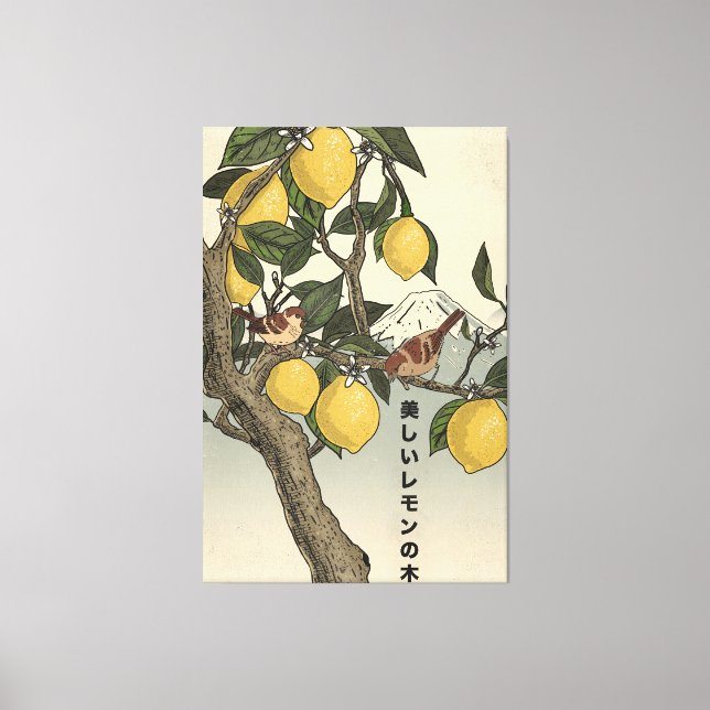 Lienzo El hermoso limonero (Anverso)
