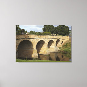 Lienzo El histórico puente Richmond (el más antiguo de 