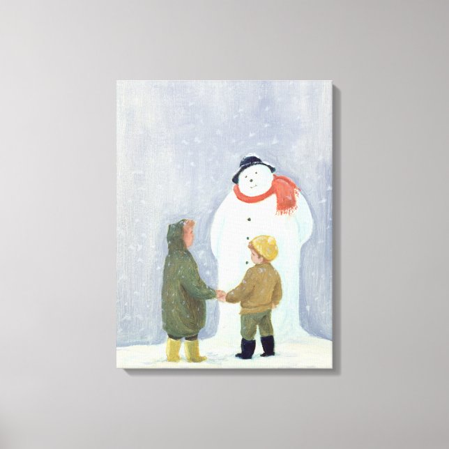 Lienzo El hombre de nieve 2 (Anverso)