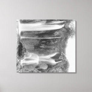 Lienzo El hombre que se coloca debajo del Spearfish se